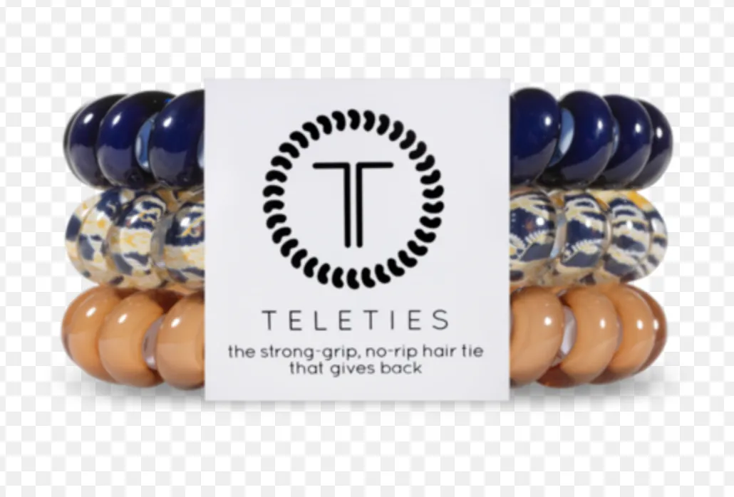 Small Teleties - 3 Pack *Various Styles & Colors*