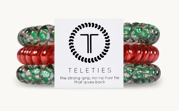 Small Teleties - 3 Pack *Various Styles & Colors*