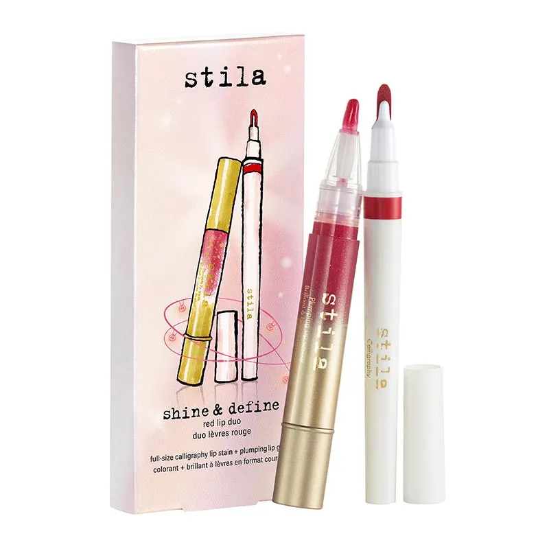 Stila Shine & Define Red Lip Duo Gift Set