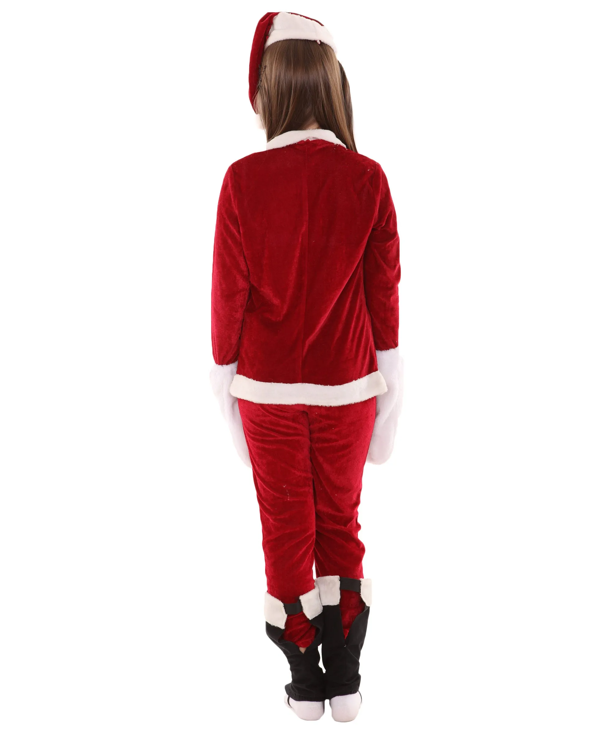 Teen's Classic Santa Costume | Red and White Halloween and Xmas Costume