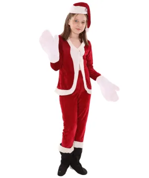 Teen's Classic Santa Costume | Red and White Halloween and Xmas Costume