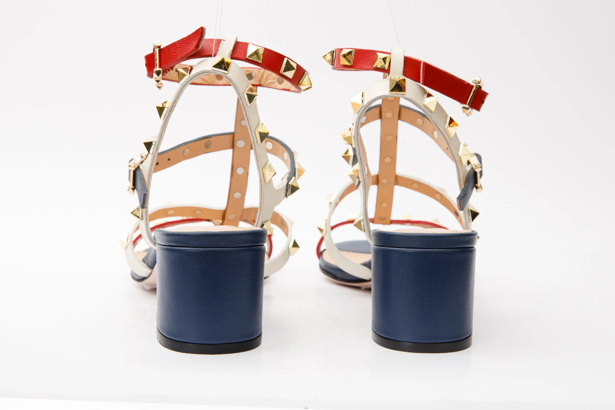 The Nejapa Multicolor Multi Strap Leather Women Sandal