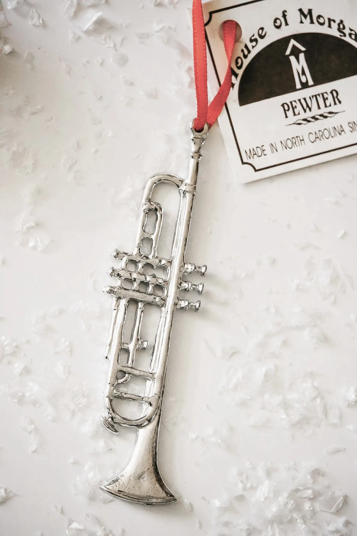 Trumpet Gift - Trumpet Christmas Ornament - Musical Instrument Gift