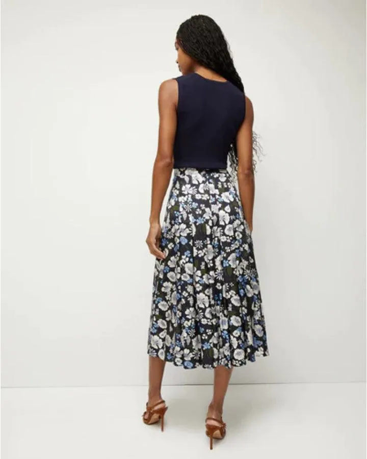 Veronica Beard Norris Floral Skirt