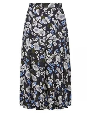 Veronica Beard Norris Floral Skirt